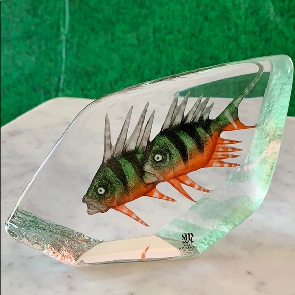 Y2K Mats Jonasson Coral Fish Crystal - Picture 7 of 8